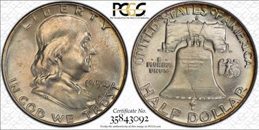 1954-D 50C MS66+ FBL