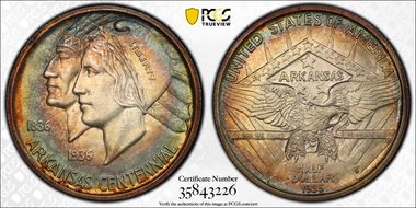 1935-S 50C Arkansas MS67