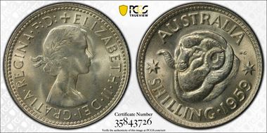 1959(m) Shil KM-59  Ag MS67