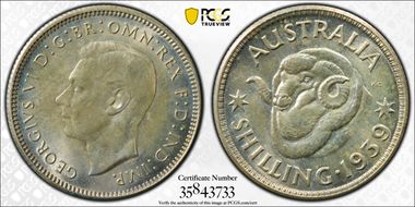 1939(m) Shil KM-39  Ag MS65