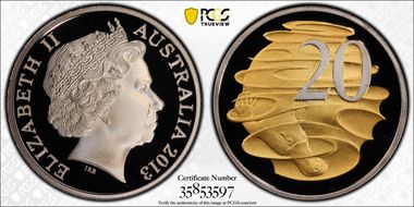 2013 20C Platypus - Partial Gilt PR70DCAM