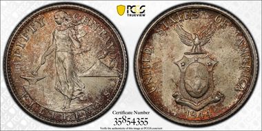 1944-S 50C KM-183  Ag MS66