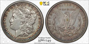1884-S $1 VF30