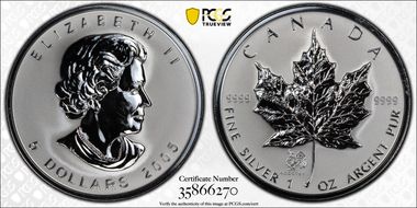 2005 $5 ML Rooster SP65