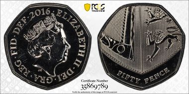2016 50p S-H30 MS66