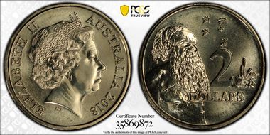 2018 $2 4th Portrait MS67