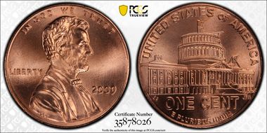 2009 1C Lincoln-Presidency MS67RD