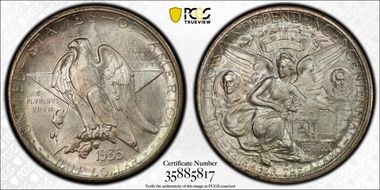 1935-D 50C Texas MS67