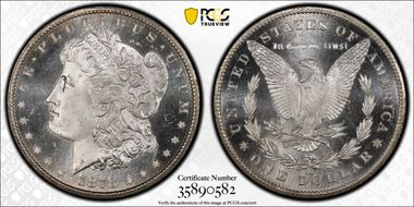1878-CC $1 MS64+ PL