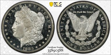 1883-CC $1 MS66DMPL