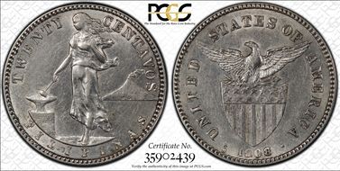 1908-S/S 20C Allen-11.04a AU55