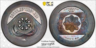 1987-So 5000 P 20th Ann. Central Bank Ag PR68DCAM