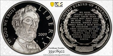 2009-P $1 Abraham Lincoln PR69DCAM