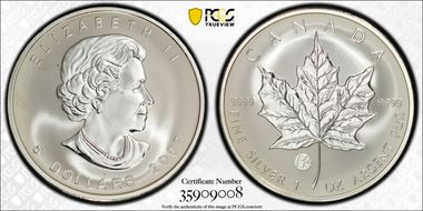 2007 $5 ML Fabulous 12 SP67