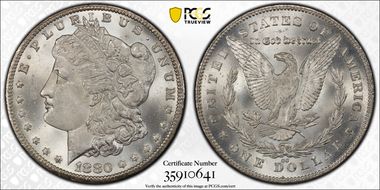 1880/79-CC $1 VAM 4, 80/79, Rev of 78 MS66