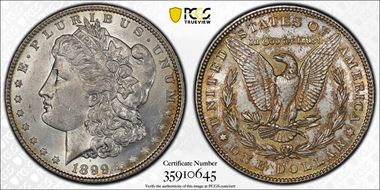 1899-O $1 VAM 4, Micro O MS62
