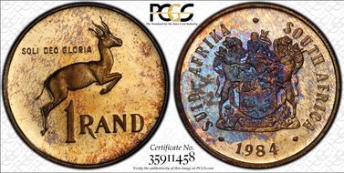 1984 Rand Silver PR66DCAM