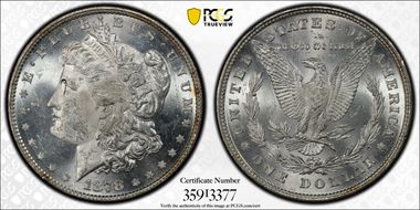 1878 8TF $1 MS63