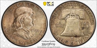 1951-S 50C MS64