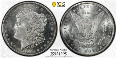 1879-S $1 MS66+