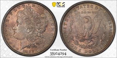 1882 $1 MS64