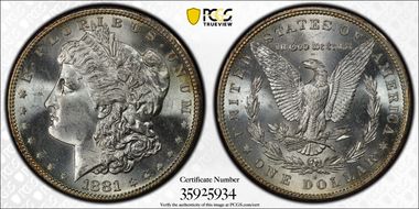 1881-S $1 MS66