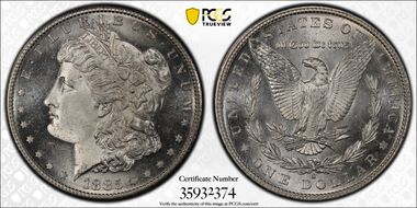 1885-S $1 MS66+