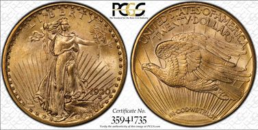 1920 $20 MS64+