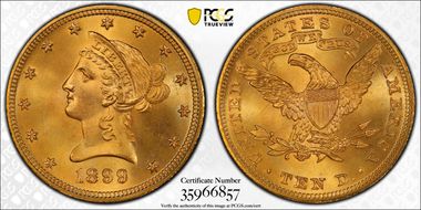 1899 $10 MS67
