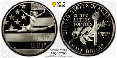 1992-S 50C Olympic PR69DCAM