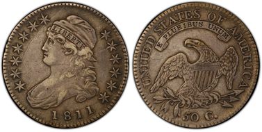 1811 50C O-112a VF35