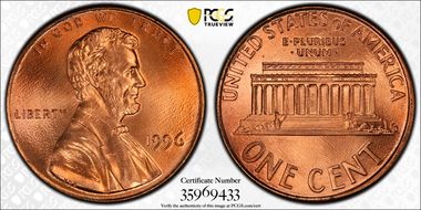 1996 1C MS68+ RD