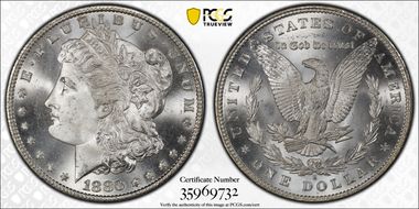 1880/9-S $1 MS66+