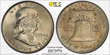 1954-D 50C "Bugs Bunny" FS-401 MS63FBL