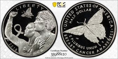 2018-S 50C Breast Cancer Awareness PR69DCAM