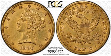 1895-O $10 MS62