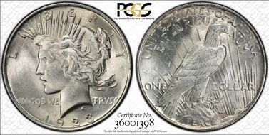 1923 $1 MS63