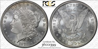 1879-S $1 MS66
