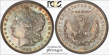 1903 $1 MS64