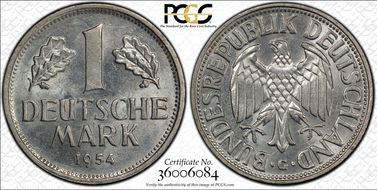 1954-G Mark J-385 MS63