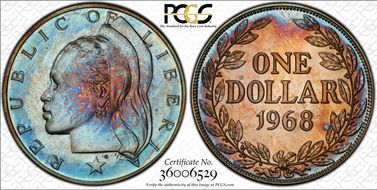 1968 $1 PR66