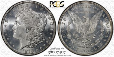 1879 $1 MS65