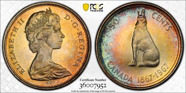 1967 50C MS65