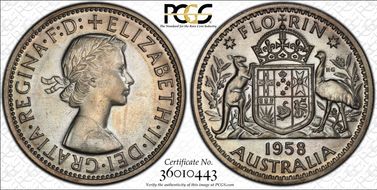 1958(m) Florin PR67
