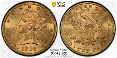 1906-S $10 MS63