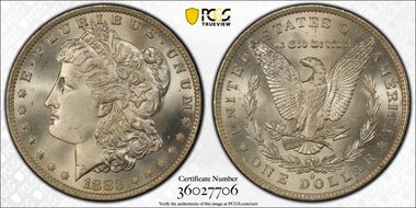 1883-O $1 MS67+