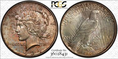 1934 $1 MS65