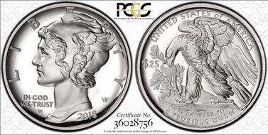 2018-W $25 Palladium  First Strike PR70DCAM