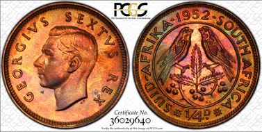1952 1/4D PR65RB