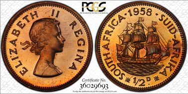 1958 1/2D PR65RD